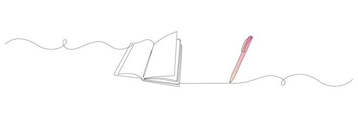 Notebook and pen